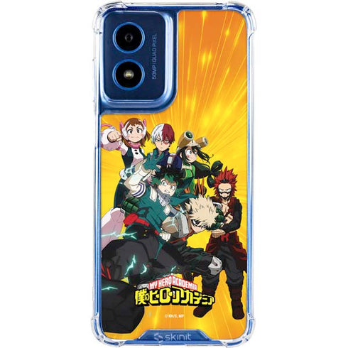 My Hero Academia Deku and Baku Team Season 6 Moto G 5G (2024) Clear Case